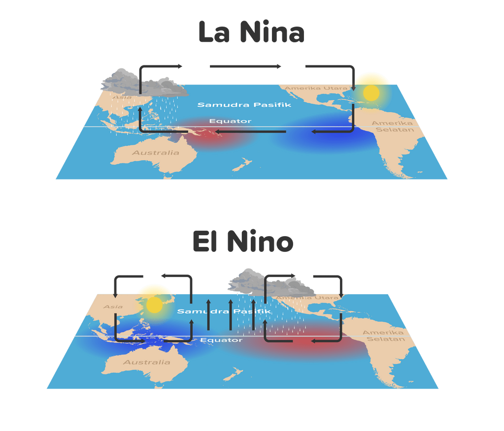 Jelaskan Kaitan Antara Fenomena El Nino Dan La Nin
