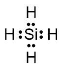 Химическая связь sih4 схема