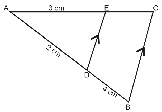 Perhatikan gambar berikut! Panjang EC adalah...