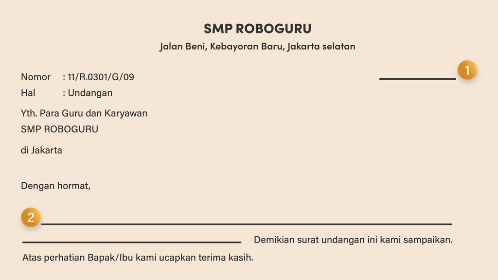 4. Isi surat yang tepat untuk mengisi bagian rumpa...