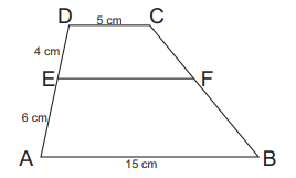 Pada gambar di bawah panjang EF adalah....